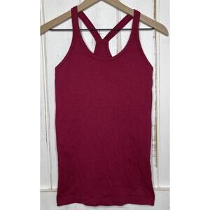 Lululemon Ebb To Street Tank Top Racerback Ribbed Built In Bra Removable Pads 6